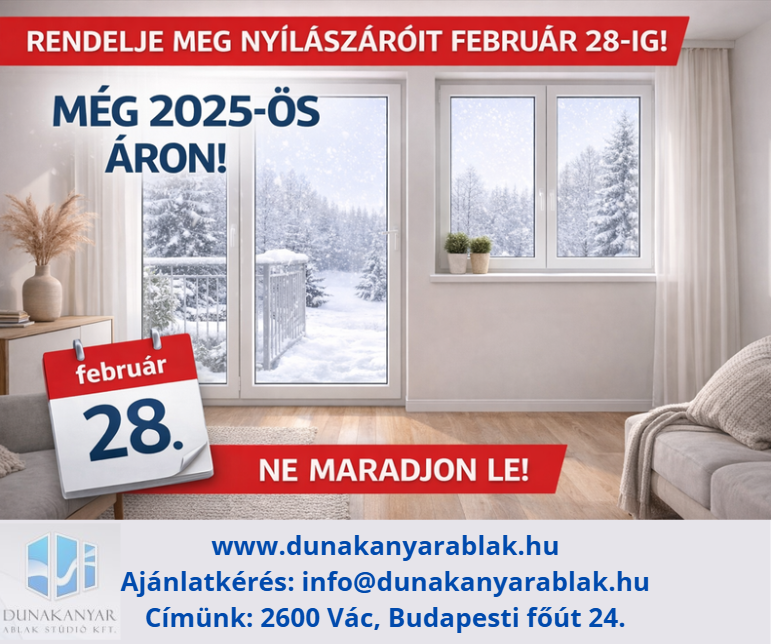 Karácsonyi nyitva tartás - 2025